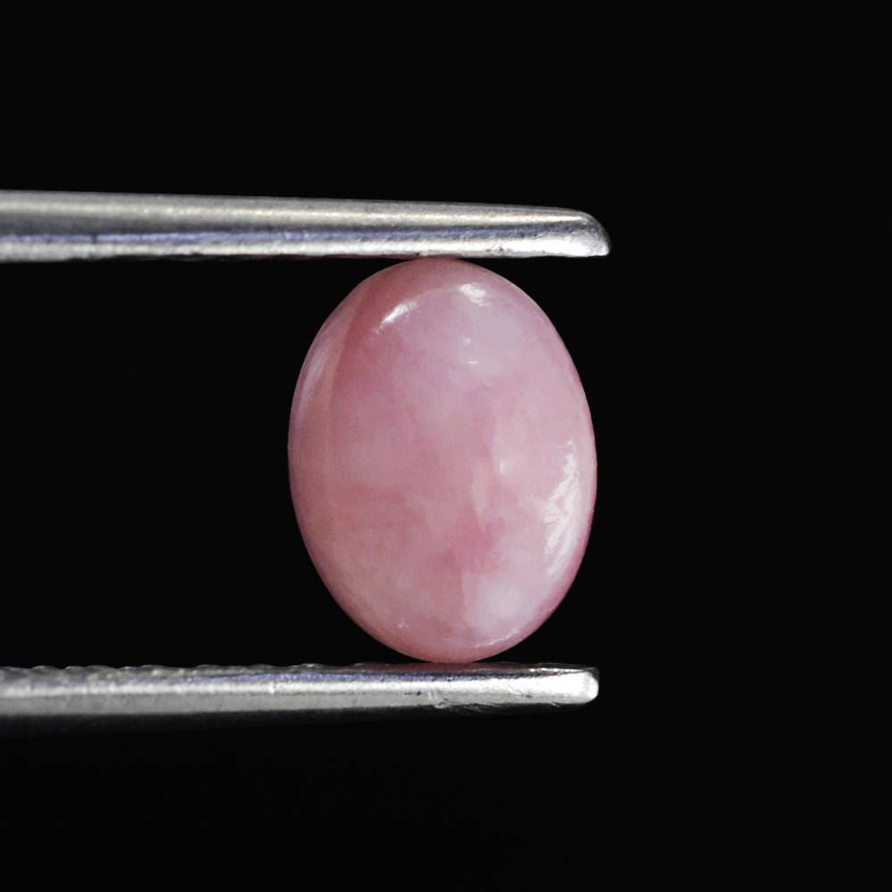 PINK OPAL OVAL CAB (DARK) (SI) 8X6MM 1.00 Cts.