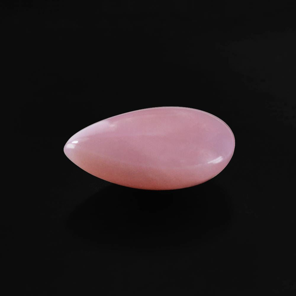 PINK OPAL LENTIL PEAR (DARK) (SI) 11X7MM 1.90 Cts.