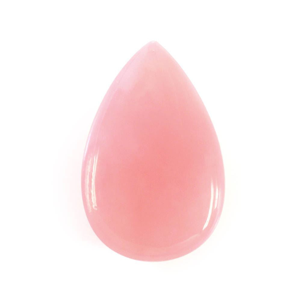 PINK OPAL LENTIL PEAR (DARK) (SI) 11X7MM 1.90 Cts.