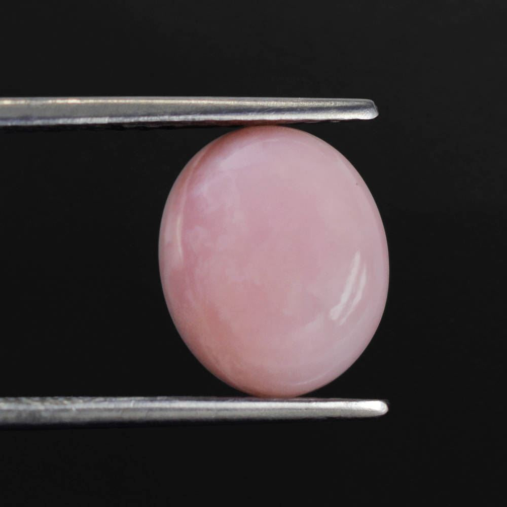 PINK OPAL OVAL CAB (DARK) (SI) 12X10MM 3.77 Cts.