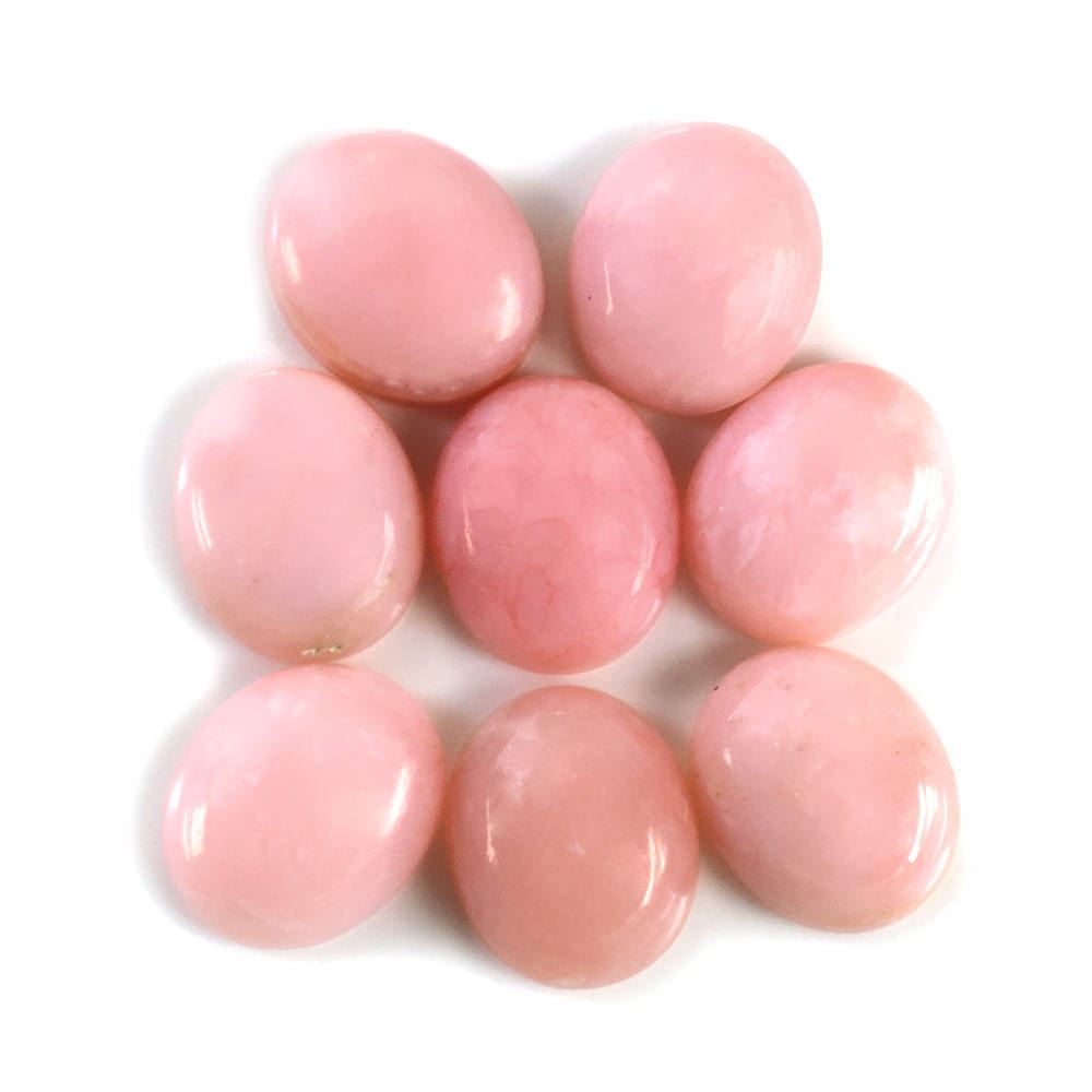 PINK OPAL OVAL CAB (DARK) (SI) 12X10MM 3.77 Cts.