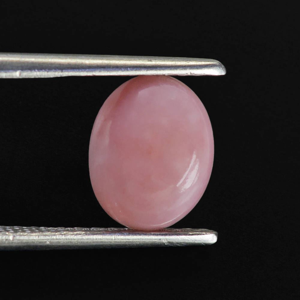 PINK OPAL OVAL CAB (DARK) (SI) 10X8MM 1.95 Cts.