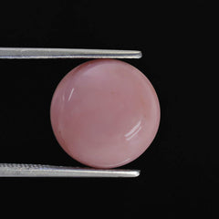PINK OPAL ROUND CAB (DARK) (SI) 14MM 8.42 Cts.