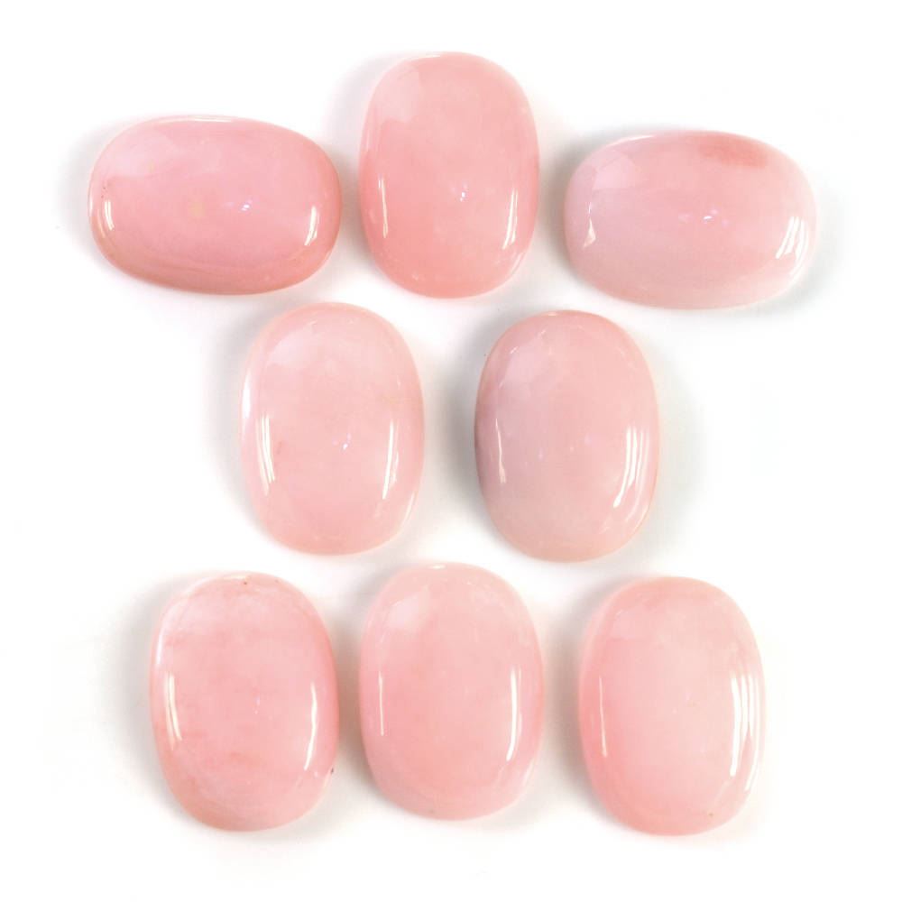 PINK OPAL CUSHION CAB (DARK) (SI) 18X13MM 8.06 Cts.