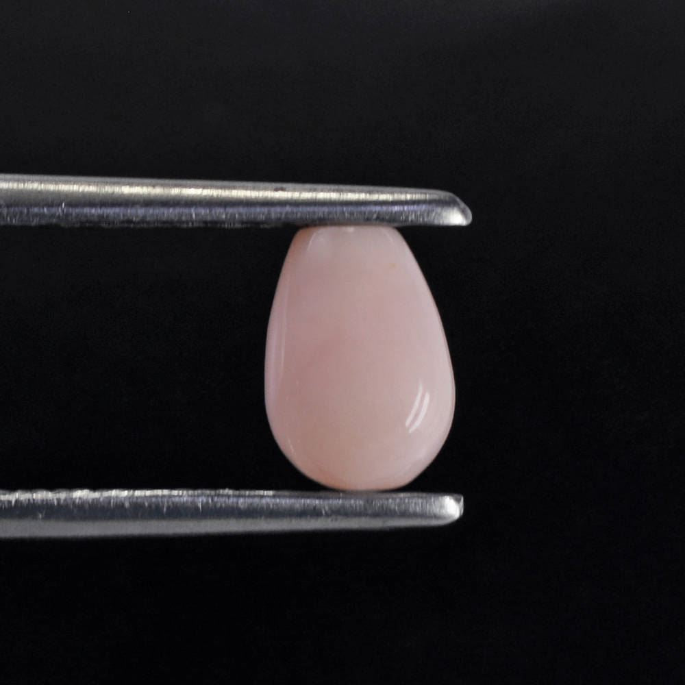 PINK OPAL PLAIN DROPS (LITE) (SI) (HALF DRILL 0.50MM) 7X5MM 1.16 Cts.
