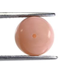 PINK OPAL PLAIN ROUND BALL (HALF DRILL) (MEDIUM) 12MM 9.61 Cts.