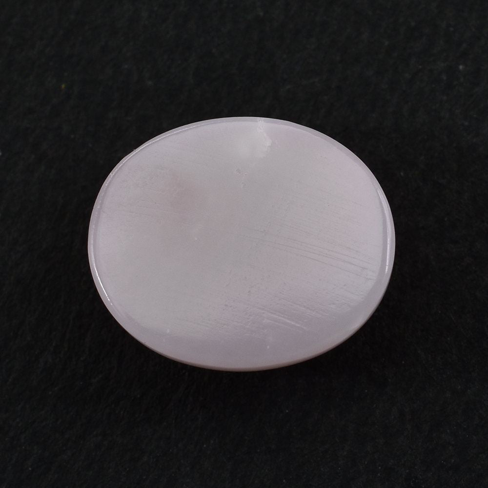 PINK OPAL PLAIN OVAL CAB 12X10MM 3.85 Cts.