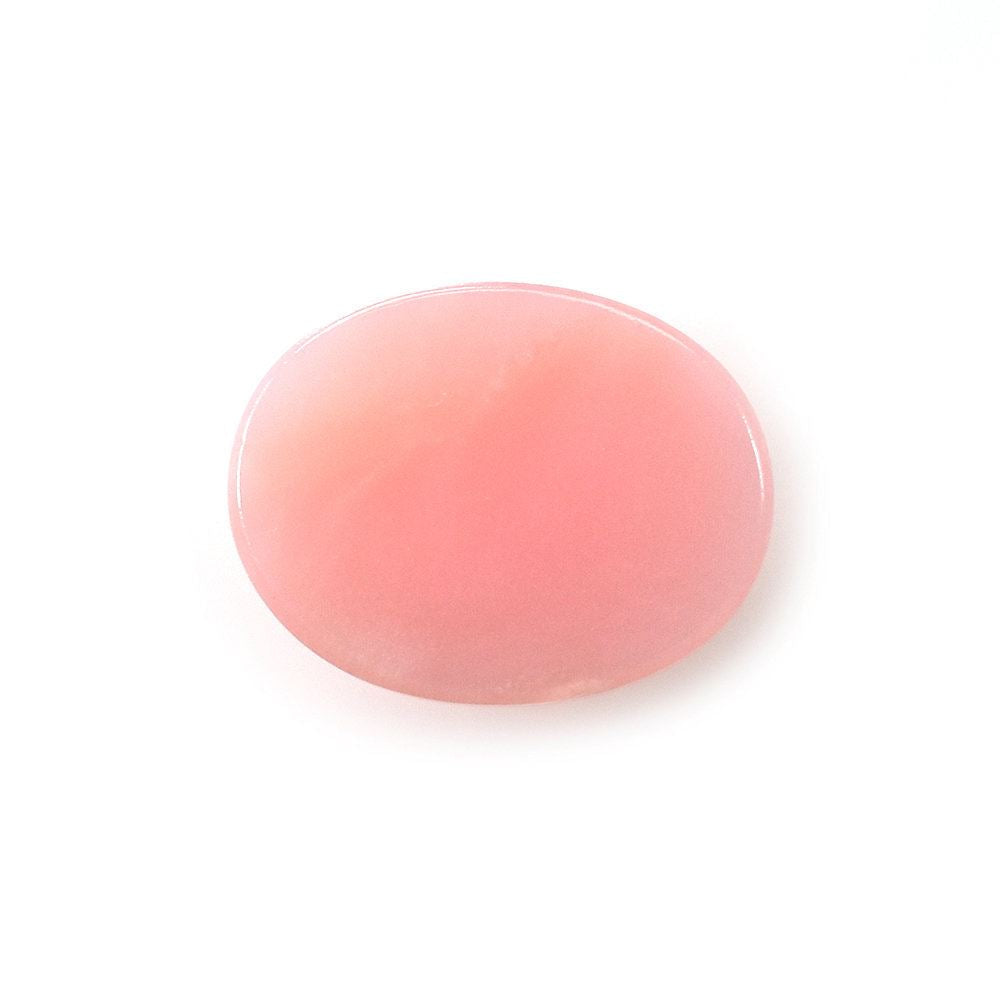 PINK OPAL PLAIN OVAL CAB 9X7MM 1.10 Cts.
