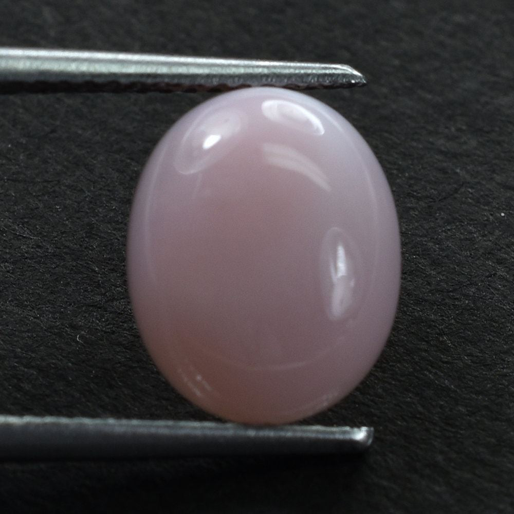 PINK OPAL PLAIN OVAL CAB 11X9MM 2.82 Cts.