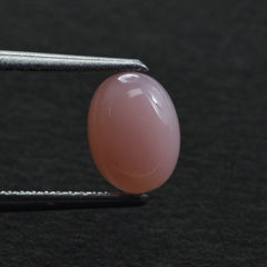 PINK OPAL PLAIN OVAL CAB (DARK/CLEAN) 8X6MM 1.01 Cts.