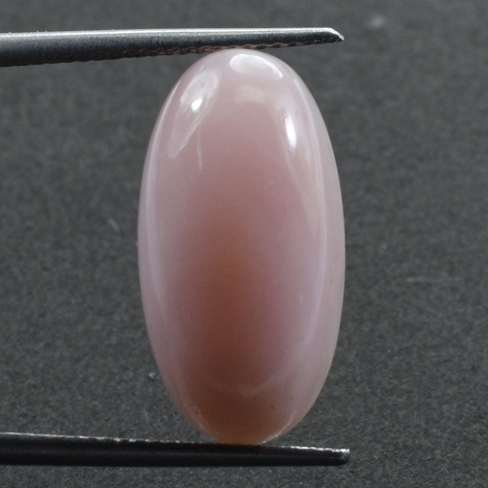 PINK OPAL PLAIN OVAL CAB 20X10.50MM 9.35 Cts.