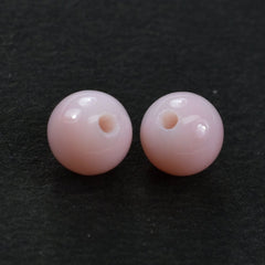 PINK OPAL PLAIN ROUND BALL 6MM (HALF DRILL-1.20MM) 1.05 Cts.