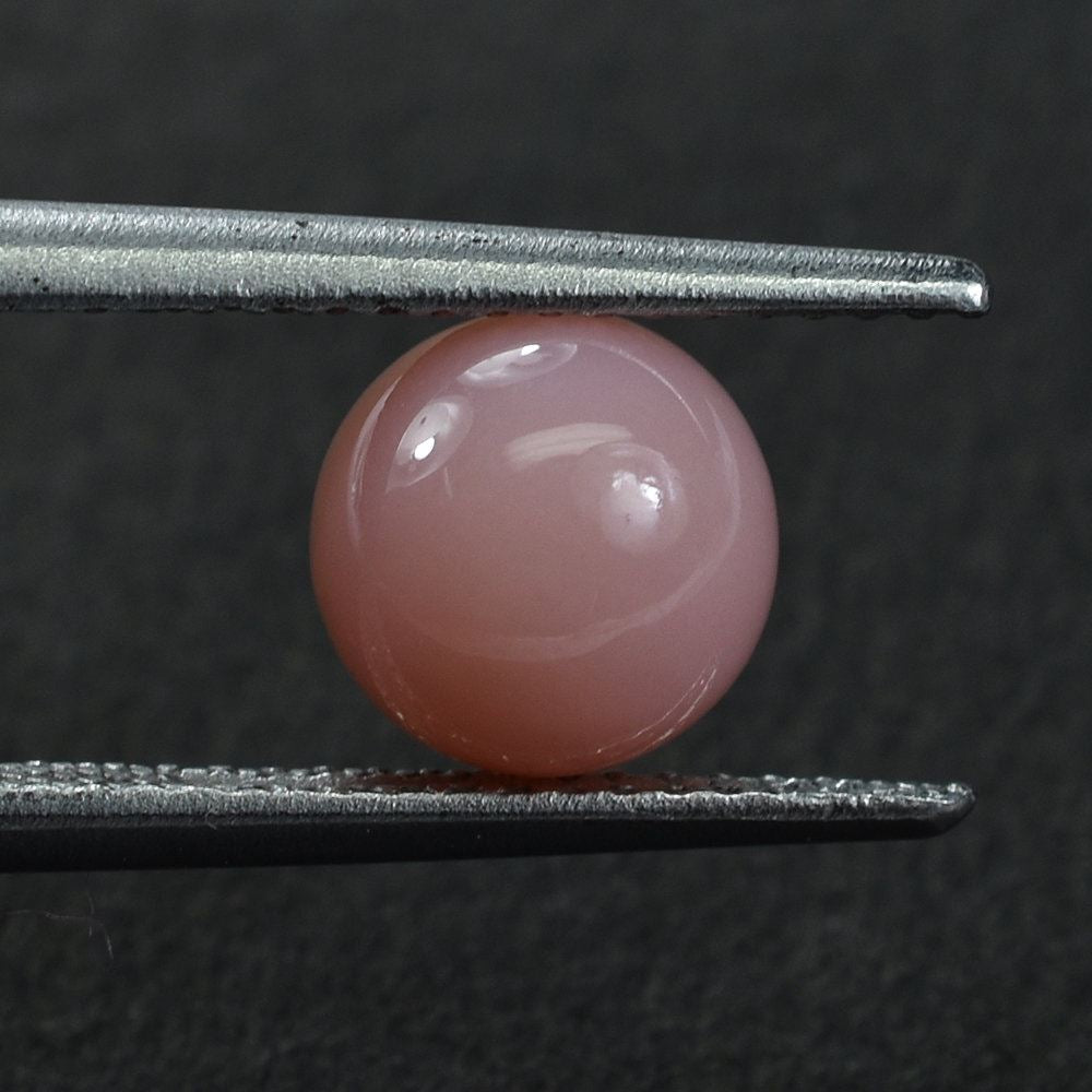 PINK OPAL PLAIN ROUND BALL 7MM 1.36 Cts.