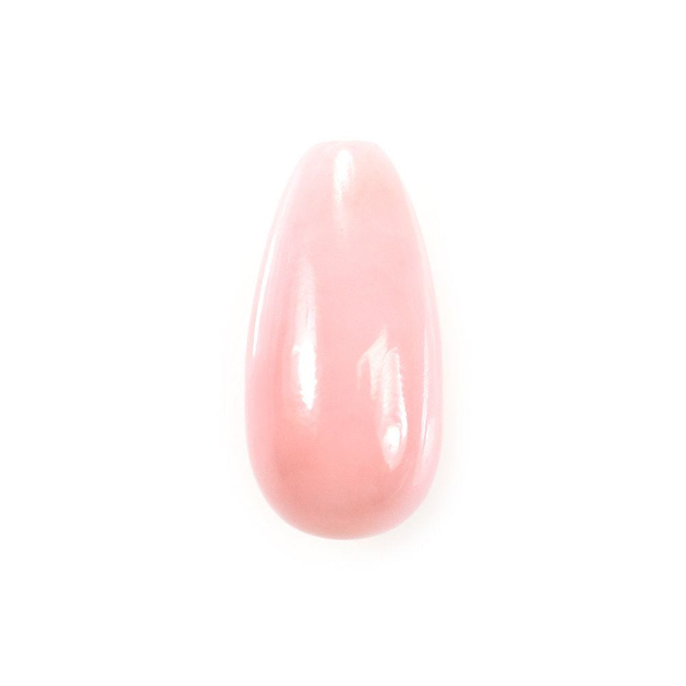PINK OPAL PLAIN DROPS (IIND) (HALF DRILL 0.80MM) 10X5MM 1.42 Cts.