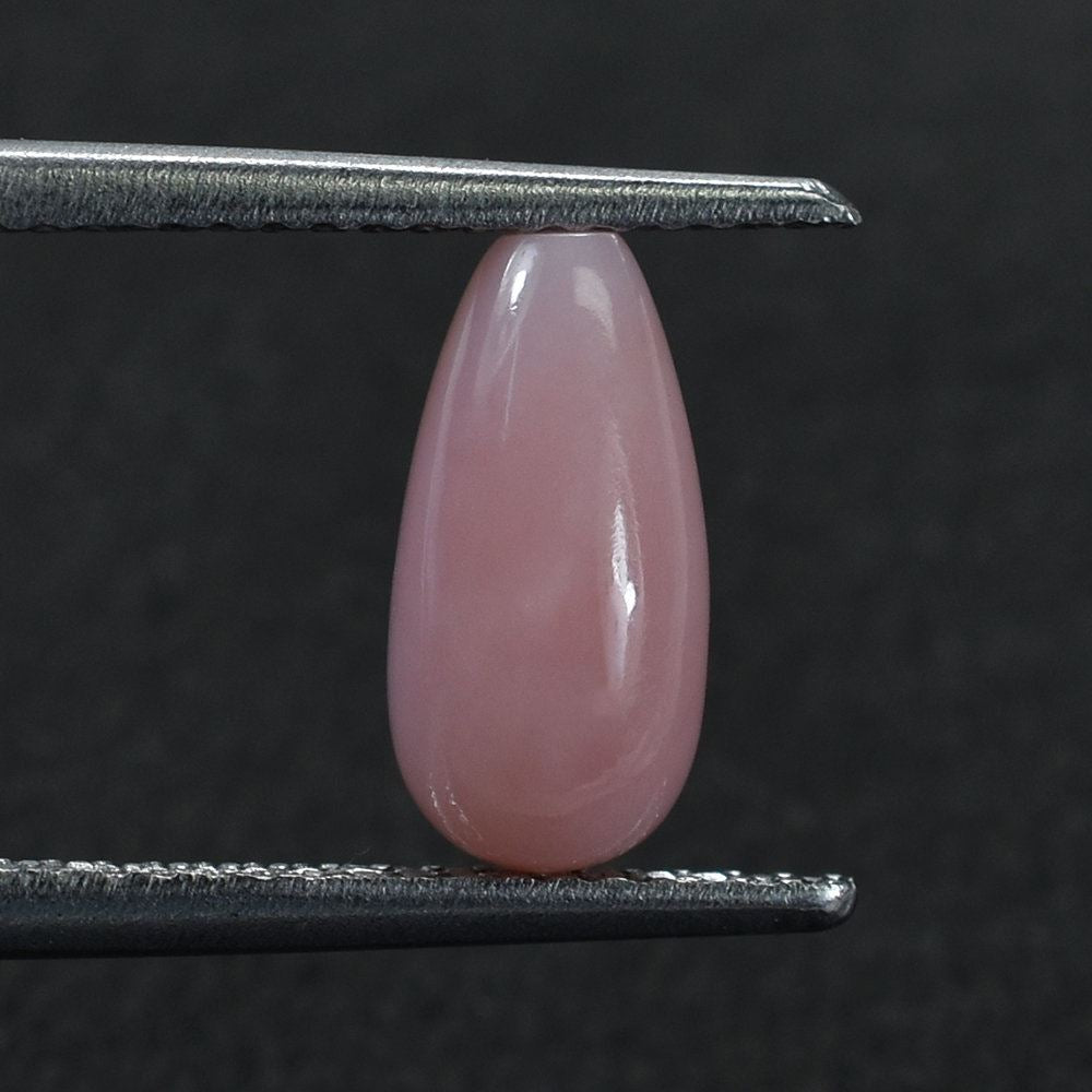 PINK OPAL PLAIN DROPS (IIND) (HALF DRILL 0.80MM) 10X5MM 1.42 Cts.