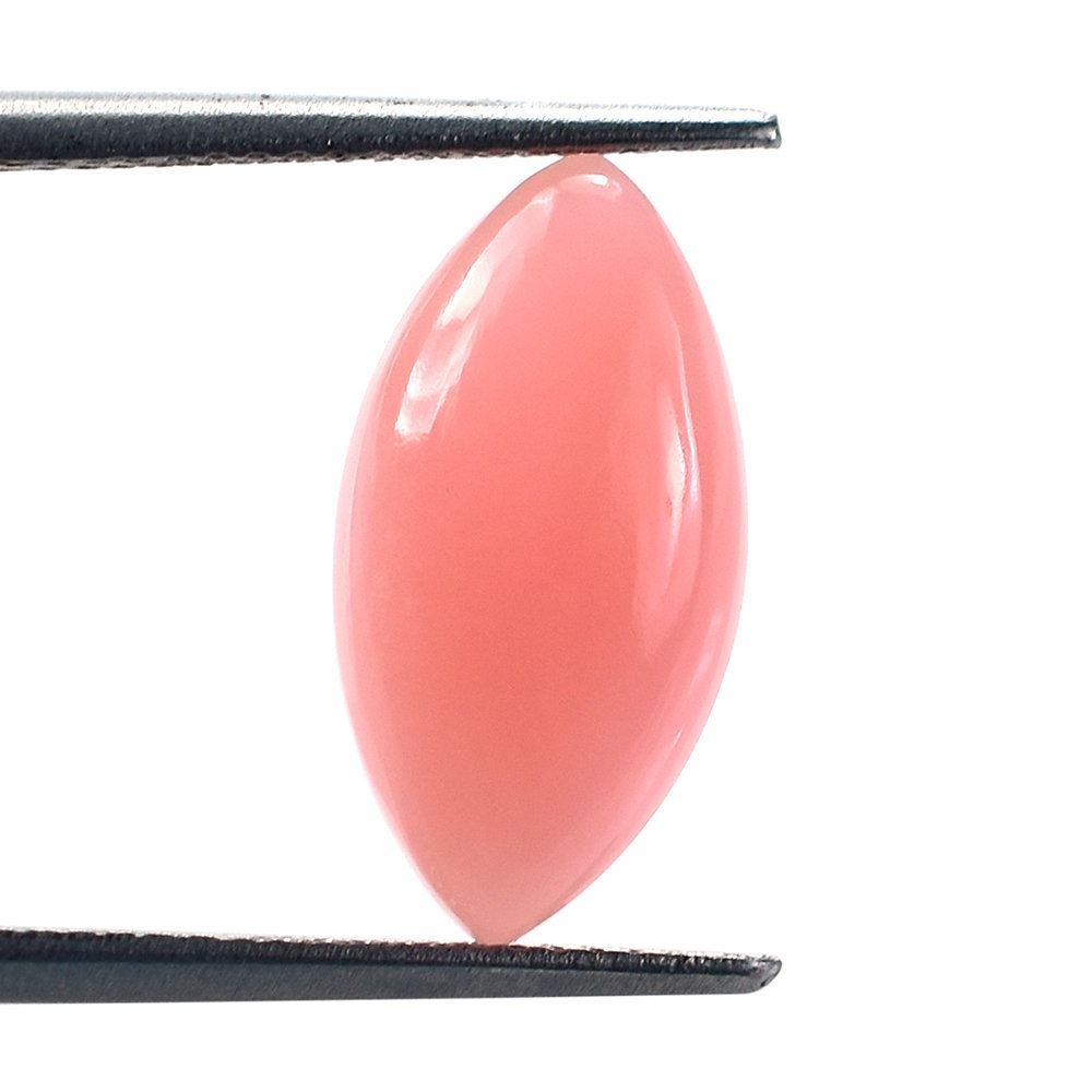PINK OPAL PLAIN MARQUISE CAB (SUPER/SI) 15.90X8.00MM 3.13 Cts.