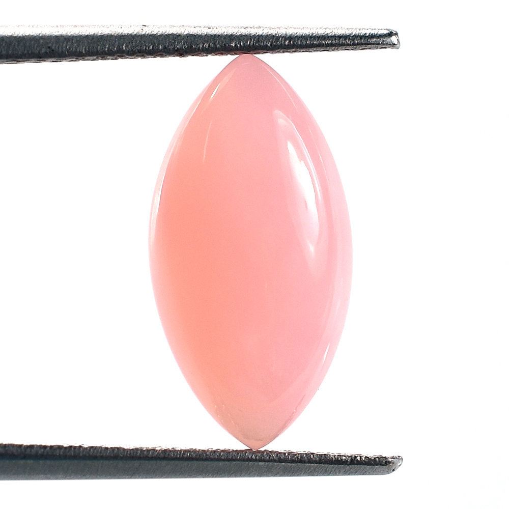 PINK OPAL PLAIN MARQUISE CAB (SUPER/CLEAN) 15.90X8.00MM 3.15 Cts.