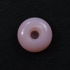 PINK OPAL PLAIN ROUND CAB (MEDIUM/CLEAN) (HALF DRILL 2.00MM) 8.00MM 0.98 Cts.