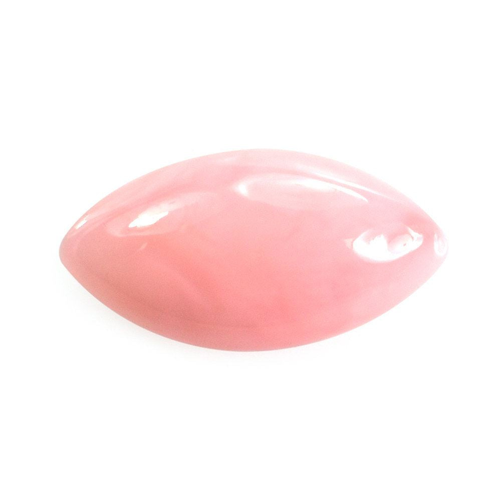 PINK OPAL PLAIN MARQUISE CAB (MEDIUM PINK/SI) 15.90X8.00MM 3.40 Cts.