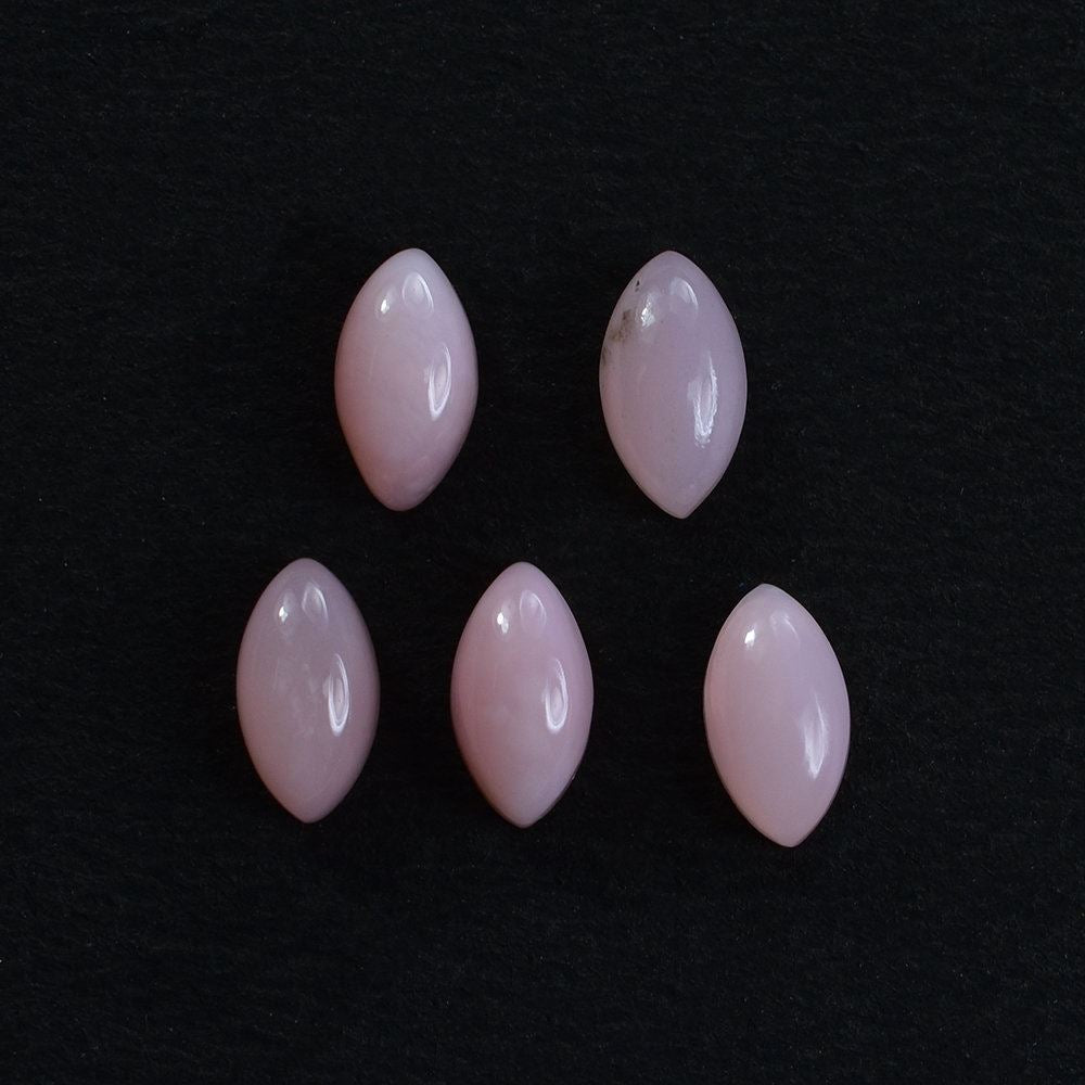 PINK OPAL PLAIN MARQUISE CAB (MEDIUM PINK/SI) 7.80X4.20MM 0.69 Cts.