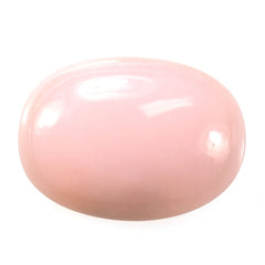 PINK OPAL PLAIN OVAL CAB 18X13MM 7.52 Cts.