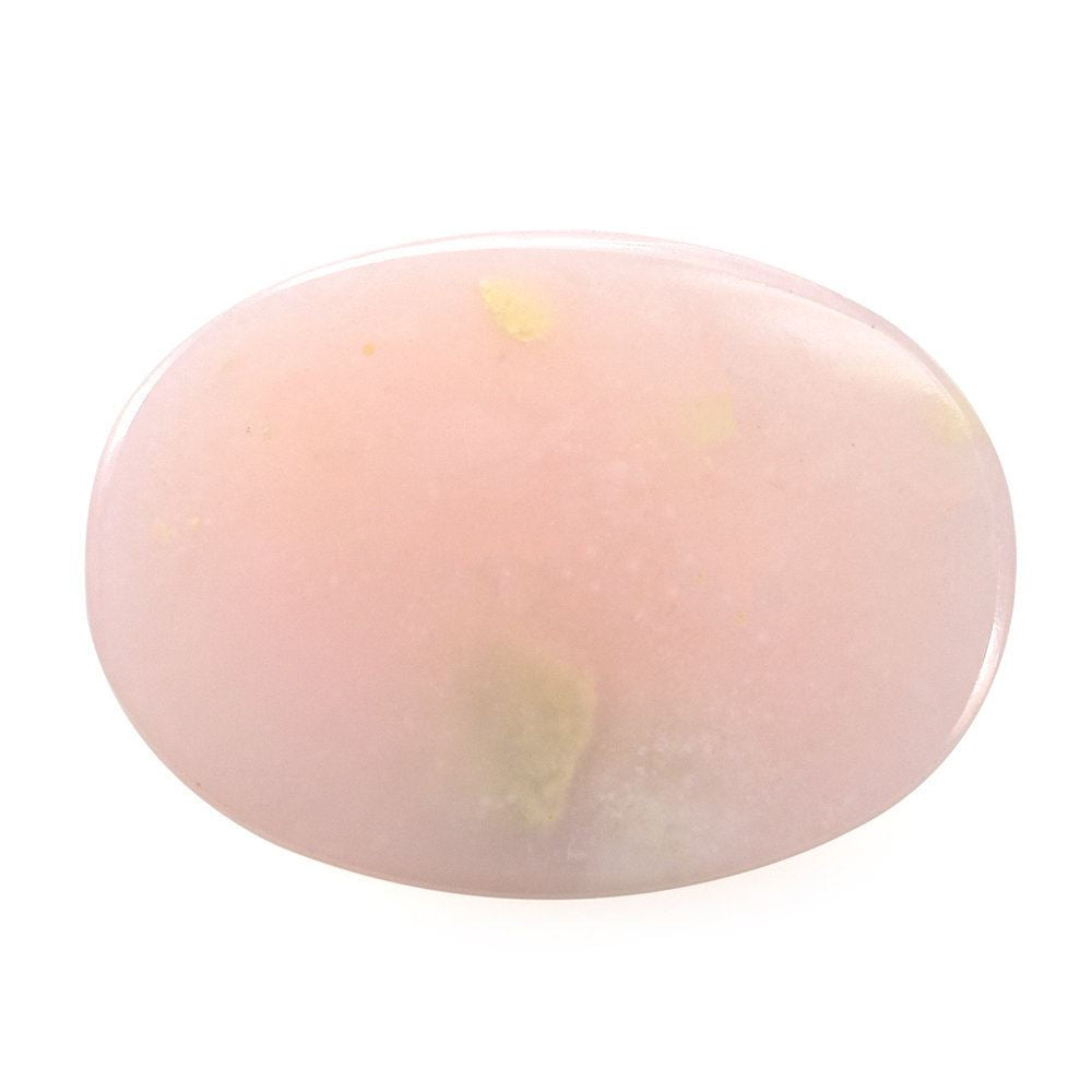 PINK OPAL PLAIN OVAL CAB 18X13MM 7.52 Cts.