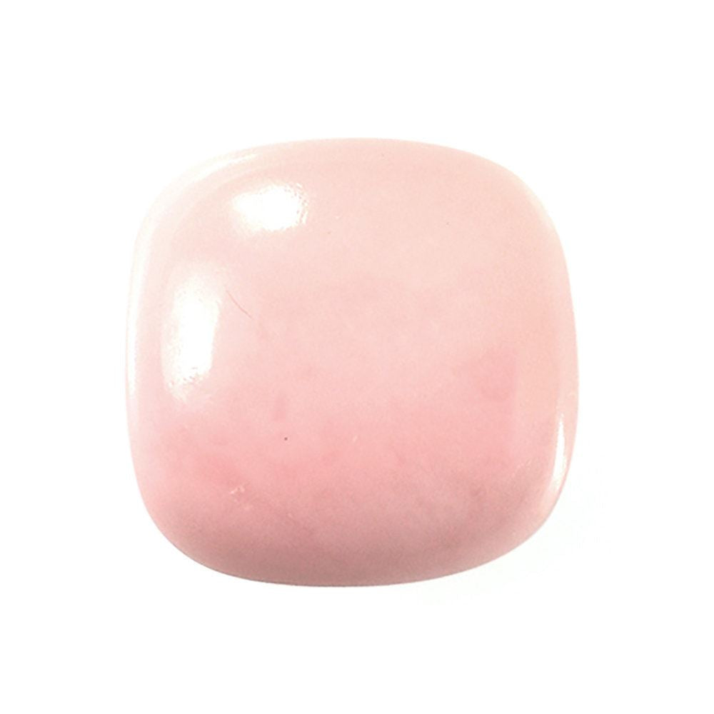 PINK OPAL PLAIN LENTIL CUSHION 12MM 5.23 Cts.