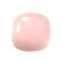 PINK OPAL PLAIN LENTIL CUSHION 12MM 5.23 Cts.
