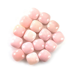 PINK OPAL PLAIN LENTIL CUSHION 12MM 5.23 Cts.