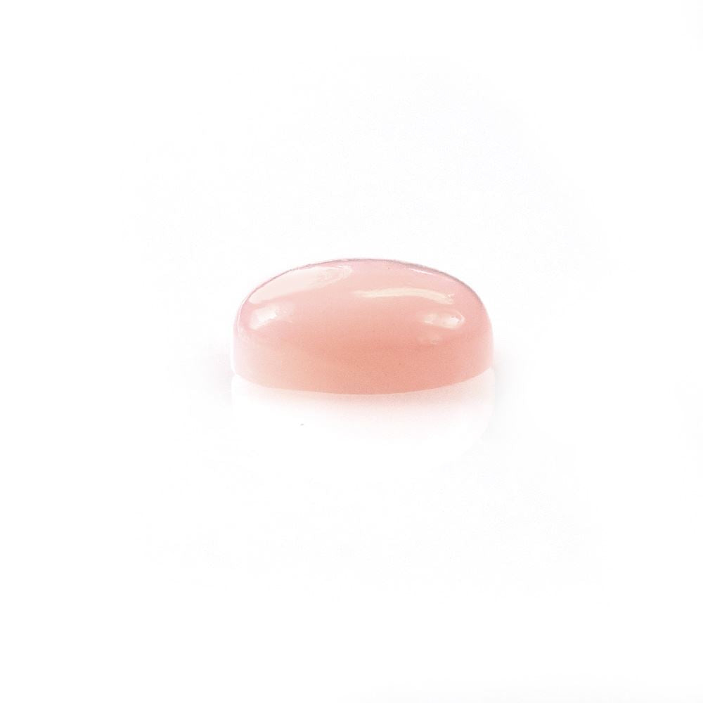 PINK OPAL PLAIN OVAL CAB (LIGHT/SI) 8.00X6.00 MM 1.04 CTS