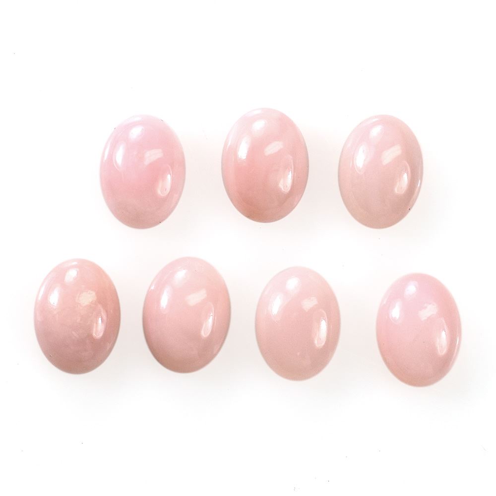 PINK OPAL PLAIN OVAL CAB (LIGHT/SI) 8.00X6.00 MM 1.04 CTS