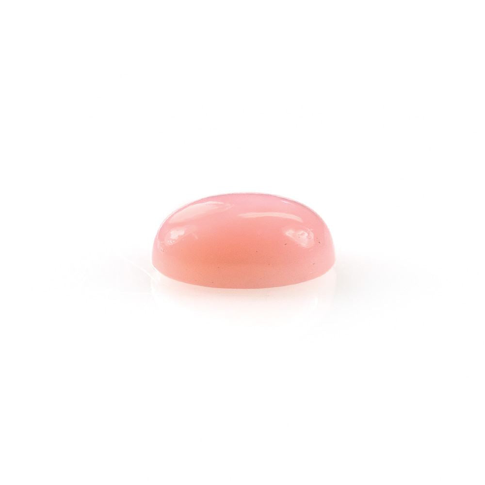 PINK OPAL PLAIN OVAL CAB (MEDIUM/SI) 8.00X6.00 MM 0.95 CTS