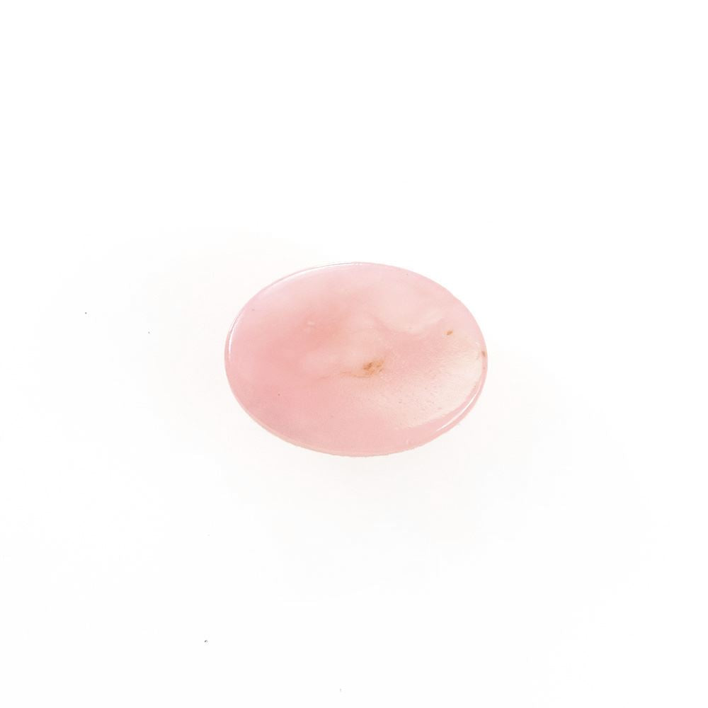 PINK OPAL PLAIN OVAL CAB (MEDIUM/SI) 8.00X6.00 MM 0.95 CTS