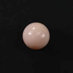 PINK OPAL PLAIN ROUND BALL (PEACH LIGHT/CLEAN) (HALF DRILL) 12.00 MM 9.70 CTS
