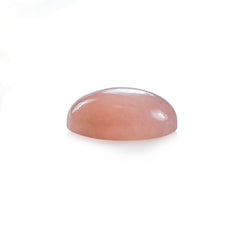 PINK OPAL PLAIN OVAL CAB (DARK/CLEAN) 9X7 MM 1.44 CTS
