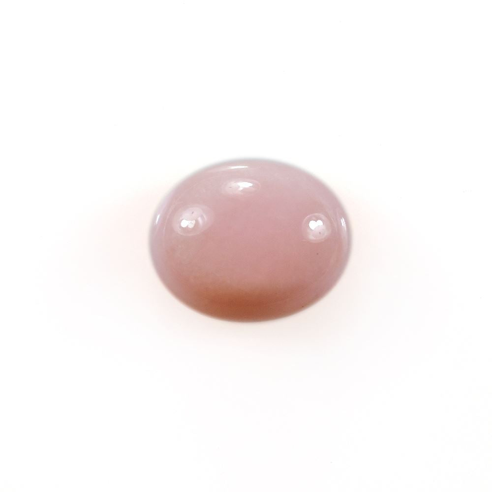 PINK OPAL PLAIN OVAL CAB (LITE/CLEAN) 10X8 MM 1.99 CTS