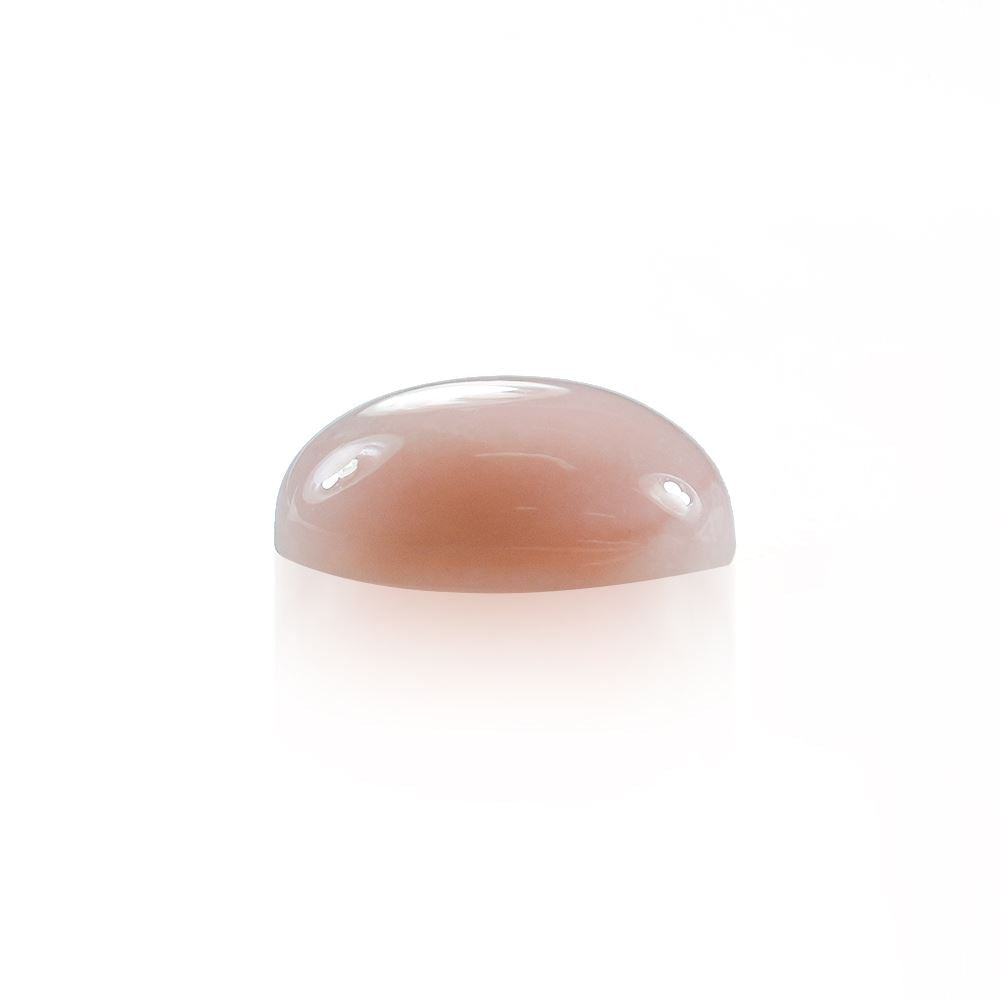 PINK OPAL PLAIN OVAL CAB (LITE/CLEAN) 10X8 MM 1.99 CTS