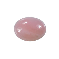 PINK OPAL PLAIN OVAL CAB (DARK/CLEAN) 8.00X6.00 MM 1.00 CTS