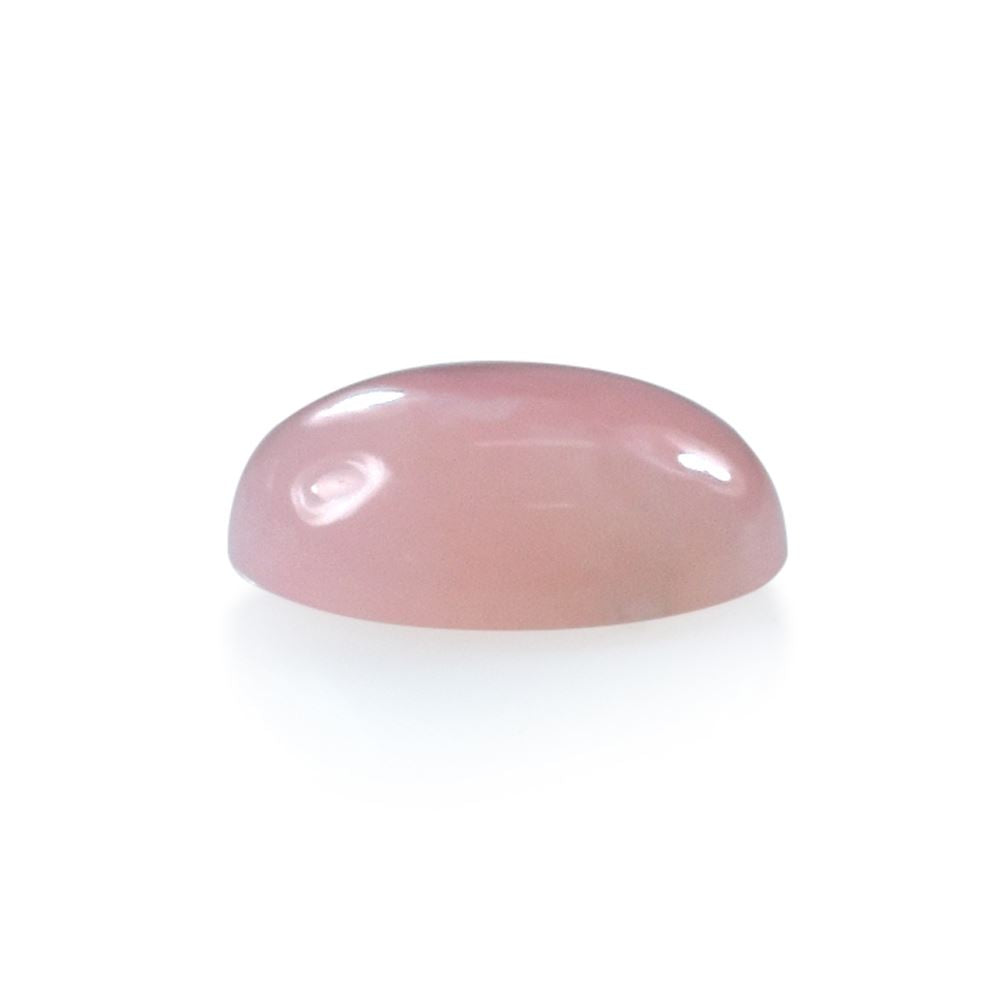PINK OPAL PLAIN OVAL CAB (DARK/CLEAN) 8.00X6.00 MM 1.00 CTS