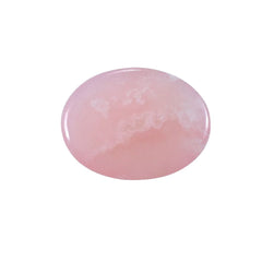 PINK OPAL PLAIN OVAL CAB (DARK/CLEAN) 8.00X6.00 MM 1.00 CTS