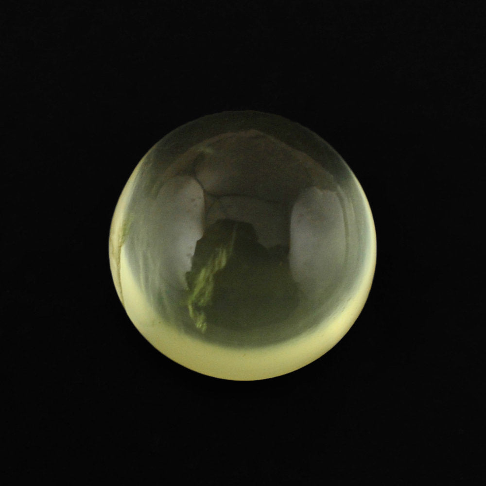 PREHNITE ROUND CAB 6.50MM 1.35 Cts.