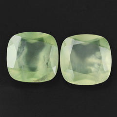 PREHNITE CUT CUSHION 14MM 9.86 Cts.