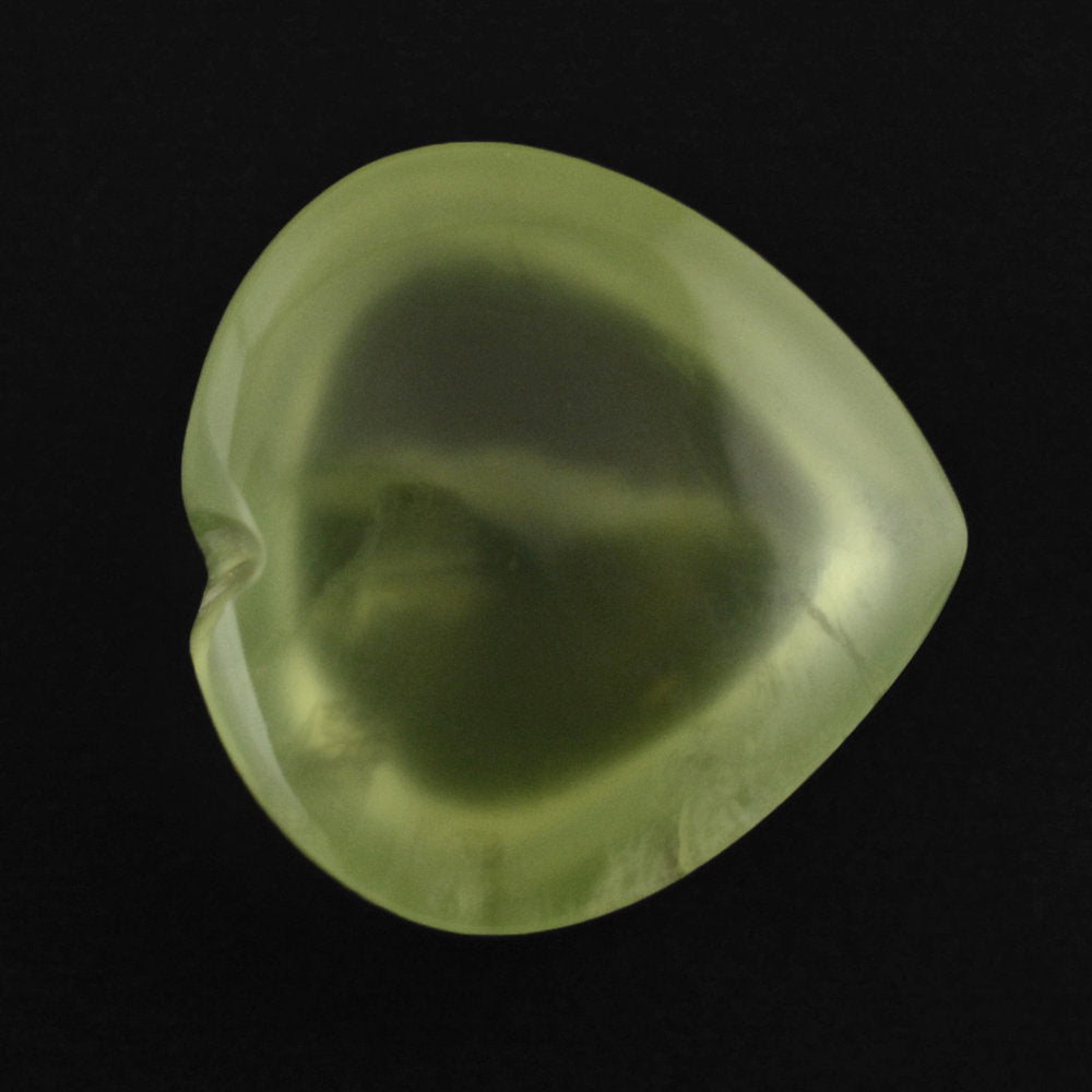 PREHNITE HEART CAB 10MM 4.08 Cts.