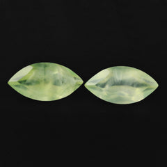 PREHNITE CUT MARQUISE 16X8MM 4.36 Cts.