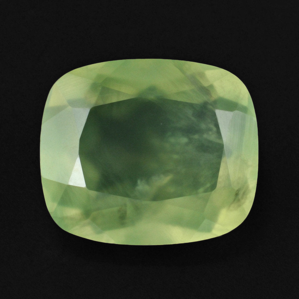 PREHNITE CUT CUSHION 14X12MM 8.81 Cts.