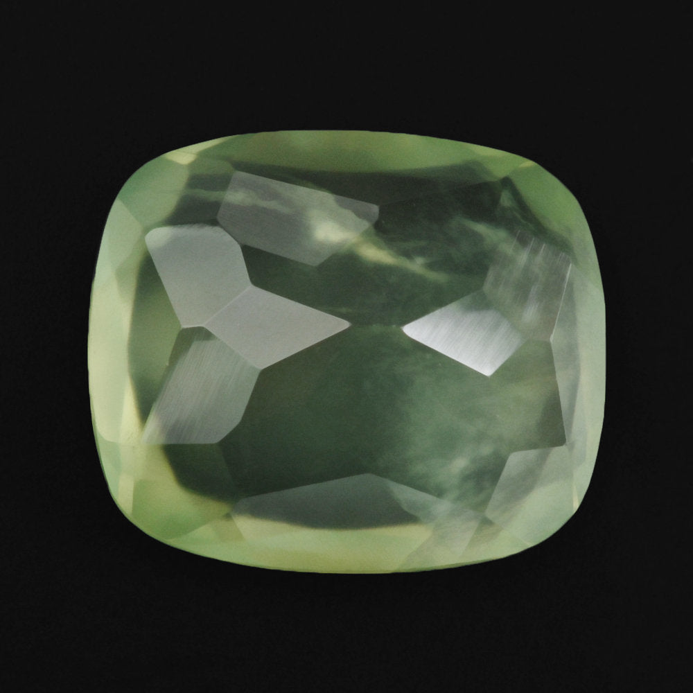 PREHNITE CUT CUSHION 14X12MM 8.81 Cts.