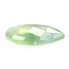 PREHNITE ROSE CUT BRIOLETTE PEAR 18X14.50MM 8.89 Cts.