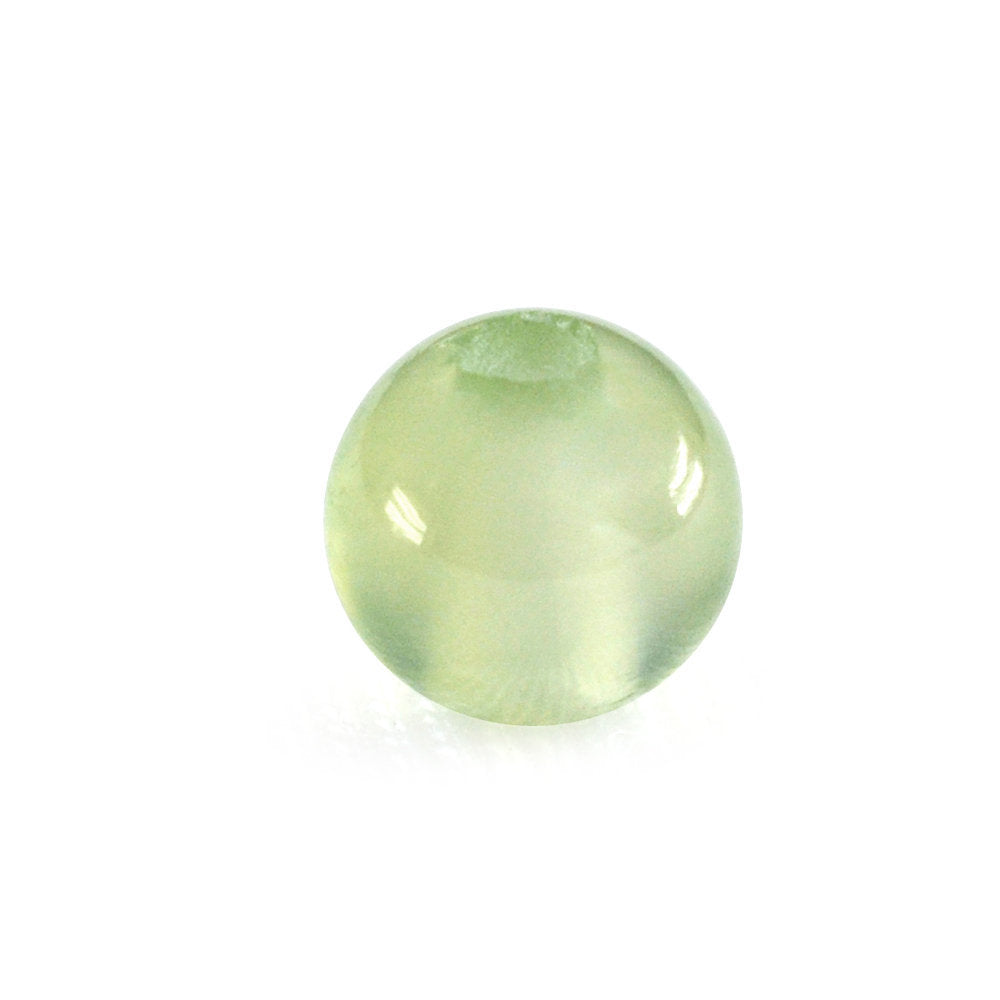 PREHNITE PLAIN ROUND BALLS (FULL DRILL 1.50MM) (SI) 6MM 1.64 Cts.