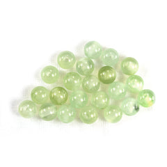 PREHNITE PLAIN ROUND BALLS (FULL DRILL 1.50MM) (SI) 6MM 1.64 Cts.