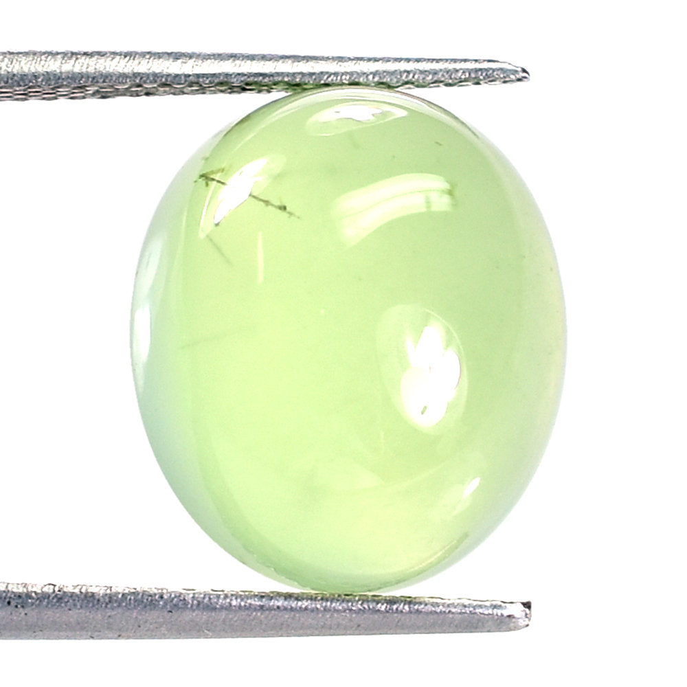 PREHNITE PLAIN OVAL CAB (SI) 14X12MM 10.79 Cts.